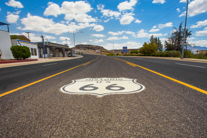 Route 66 in Kingman, AZ